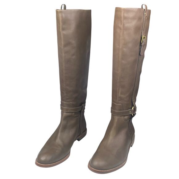 Coach Women’s Monday Brown Leather Harness Riding Boot Size US 6.5 B - Picture 6 of 13